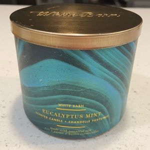 White barn eucalyptus mint candle